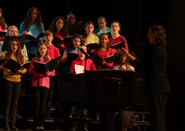 2023 All County Chorus Students Performing